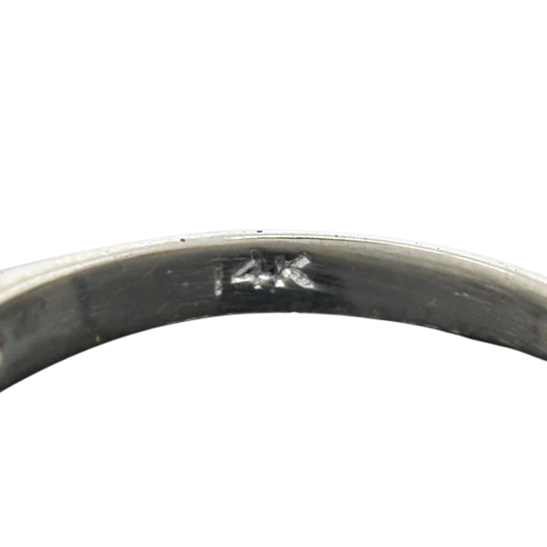 Art Deco 14kt Diamond Engagement Ring 0.73ct - Image 7