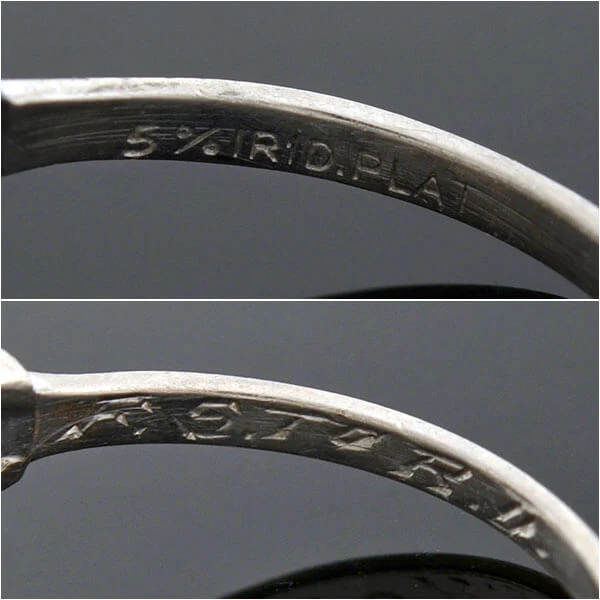 Art Deco Platinum "Multi-Step" Diamond Ring 0.30ct - Image 6