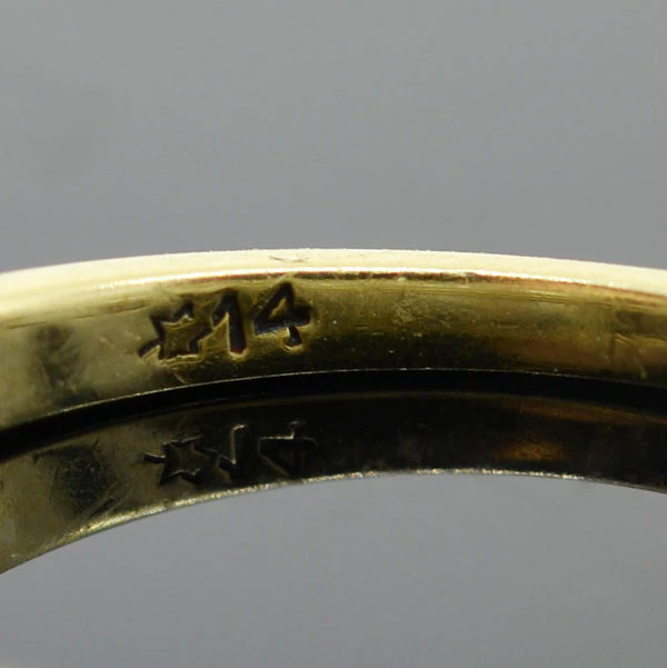 Edwardian 14kt Mixed Metals Diamond 3-Stone Filigree Ring .30ctw - Image 6