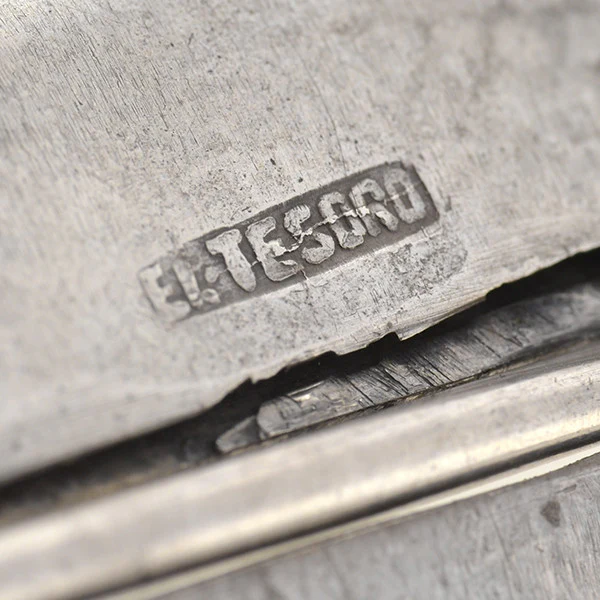 Vintage Mexican Sterling & Turquoise Link Bracelet - Image 6