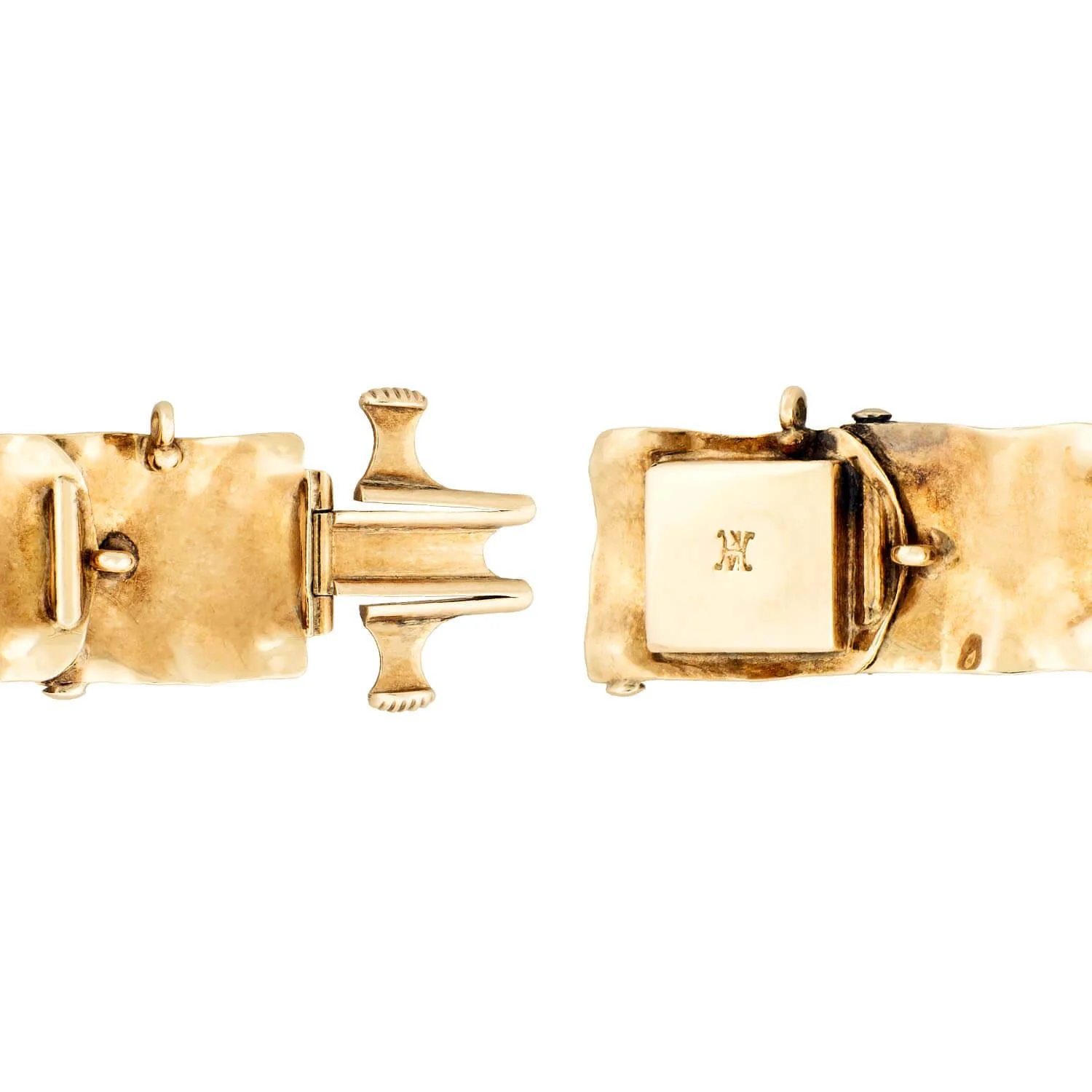 A.J. HEDGES & CO. Edwardian Mixed Metals Emerald Bracelet - Image 5