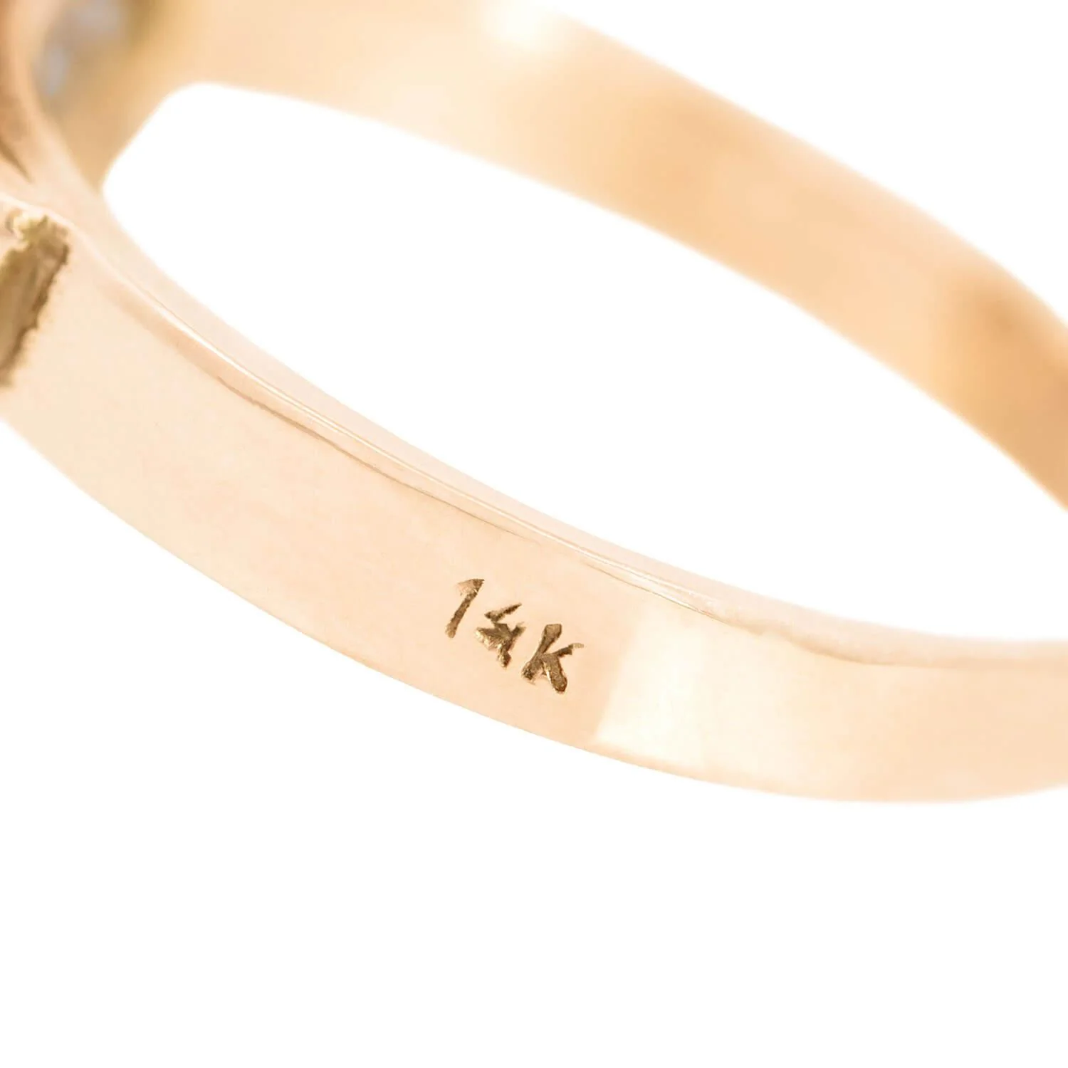 Art Deco 14k Moonstone Statement Ring - Image 6