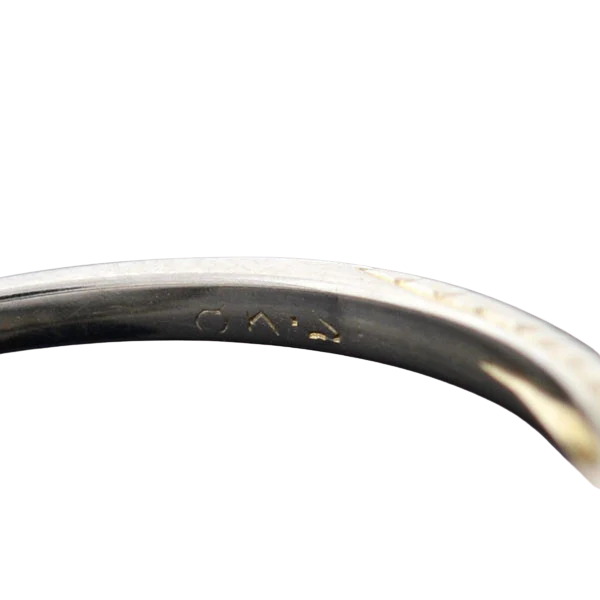 Art Deco 18kt Diamond Engagement Ring 0.80ct - Image 5