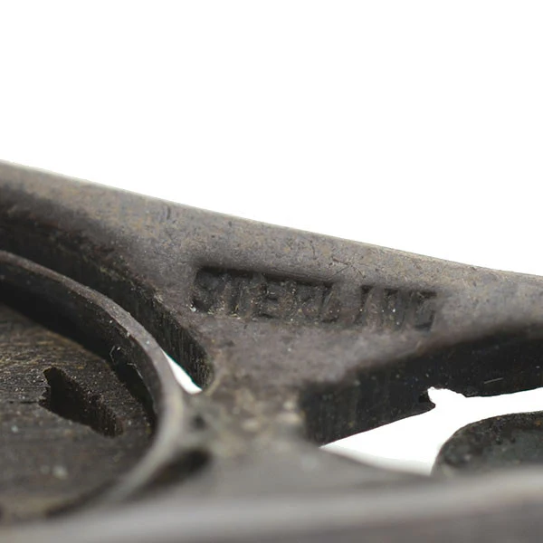 Art Deco Sterling, Wood, Emerald & Marcasite Earrings - Image 6