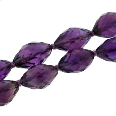 Late Victorian Sterling Carved Amethyst Pendant & Beads - Image 5