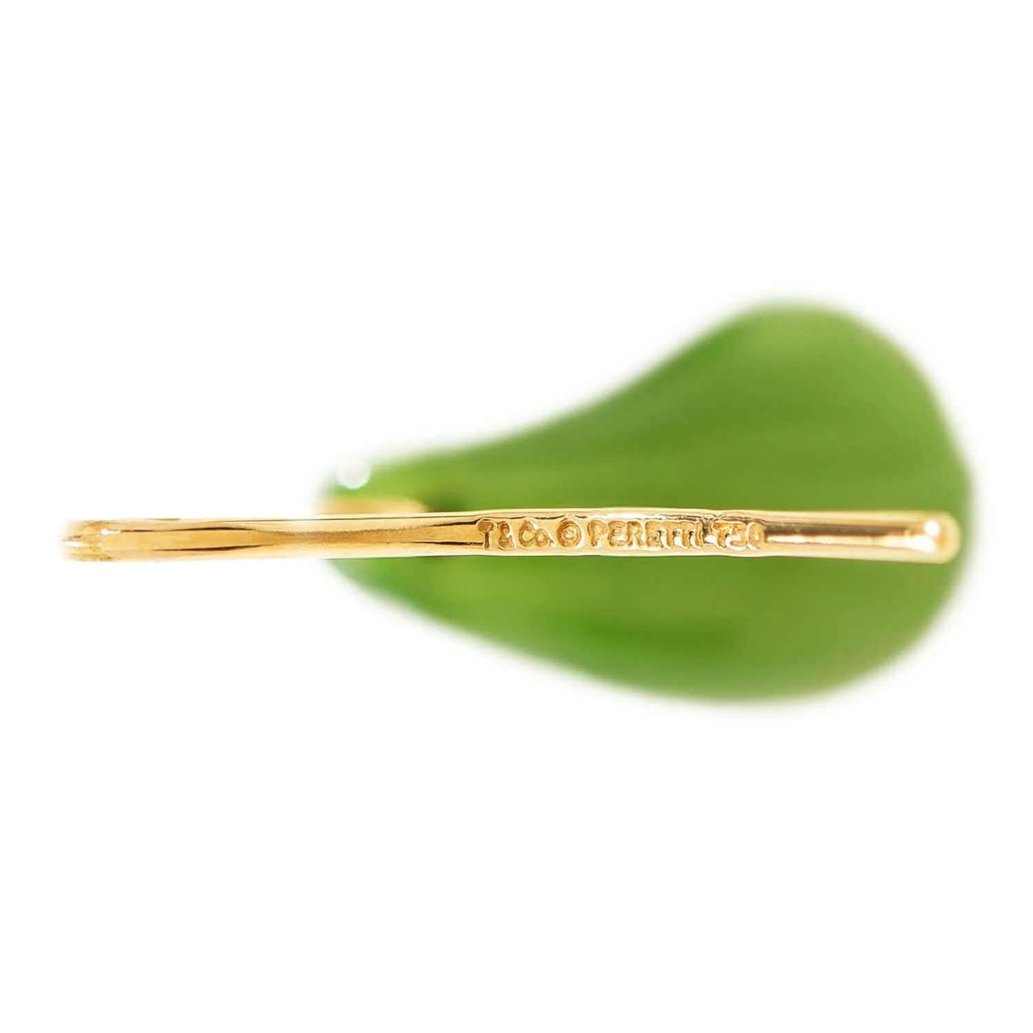 TIFFANY & CO.  ELSA PERETTI 18K Bean Earrings - Image 4