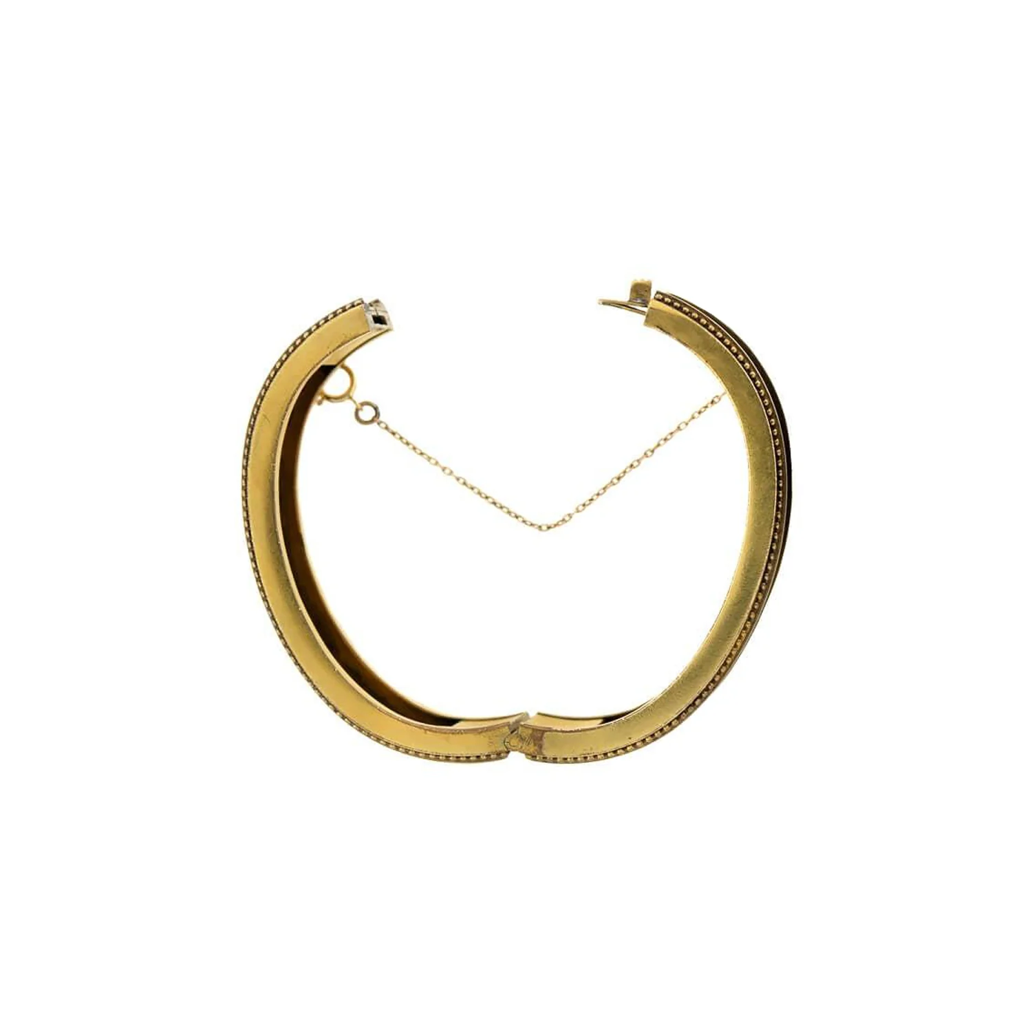 Victorian Gold-Filled Etruscan Wirework Bangle - Image 6