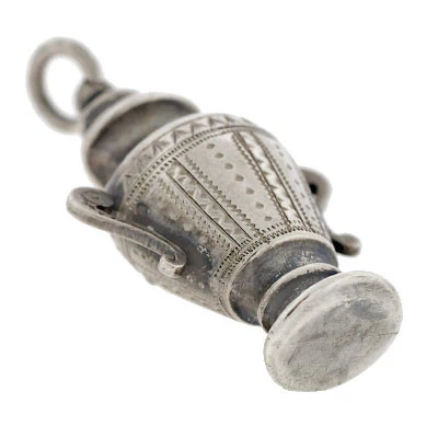 Victorian Sterling Silver Memory Urn Pendant - Image 6