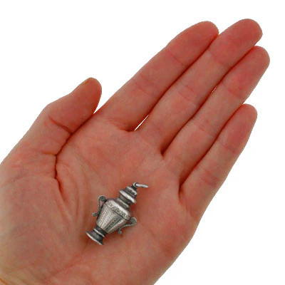 Victorian Sterling Silver Memory Urn Pendant - Image 8